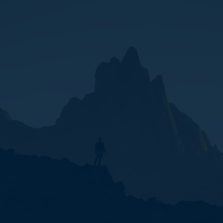 Person Looking at Mountain
